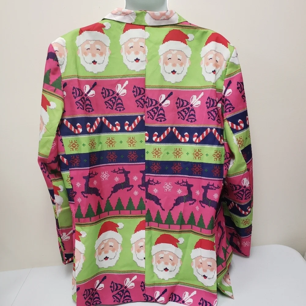 Holiday Time Mens Christmas Holiday Blazer Size XL - Picture 2 of 5